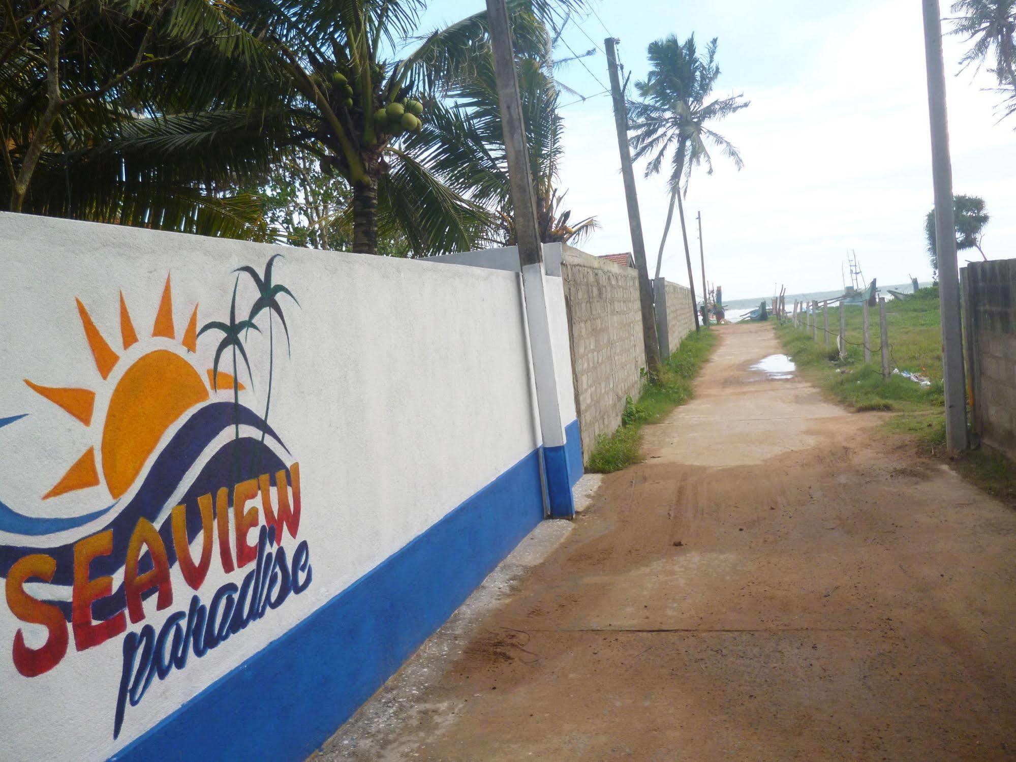 Seaview Paradise Inn Weligama Buitenkant foto